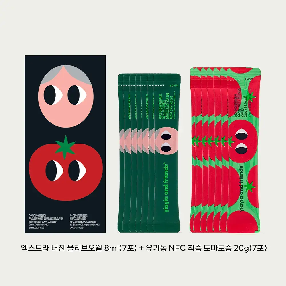 [단독기획] 이야이야앤프렌즈 올리브오일 토마토샷 14개입 (올토샷 7일분)